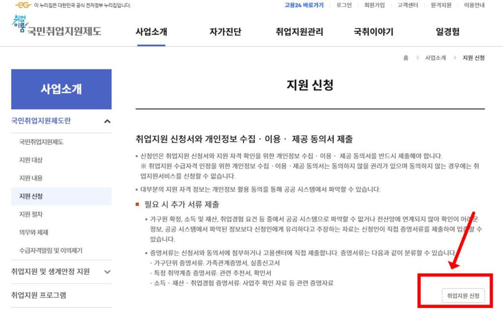 국취제 내일배움카드 훈련 장려금