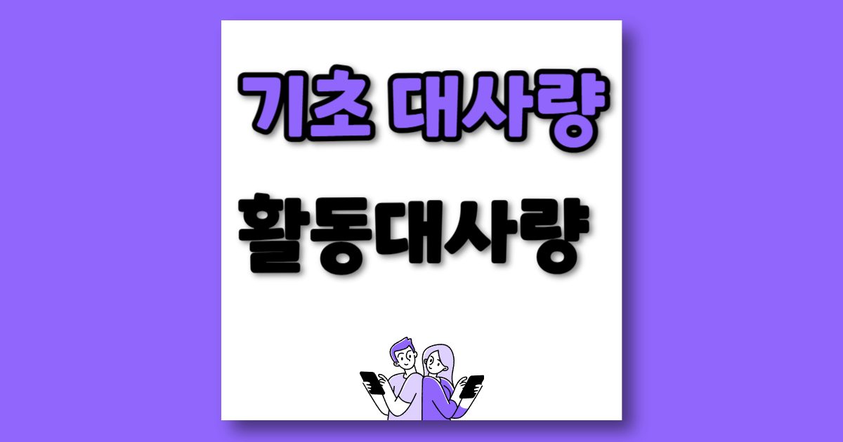 기초 대사량